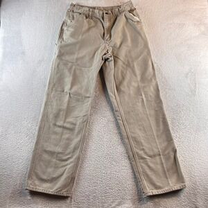 Carhartt B11 DES Mens Original Dungaree Fit Canvas Work Pants Tan 32x34